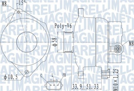 Автозапчасть MAGNETI MARELLI 063732138010