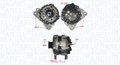 ALTERNATOR MAGNETI MARELLI 063735695010 (фото 1)