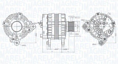 ALTERNATOR MAGNETI MARELLI 063736193010