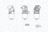 Двигун склоочисника передн MINI (R50, R53), (R52), (R56) 06.01-11.13 064372500010