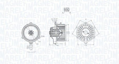 Моторчик пічки Kia Sportage 2.0/2.7D 04- MAGNETI MARELLI 069412384010 (фото 1)
