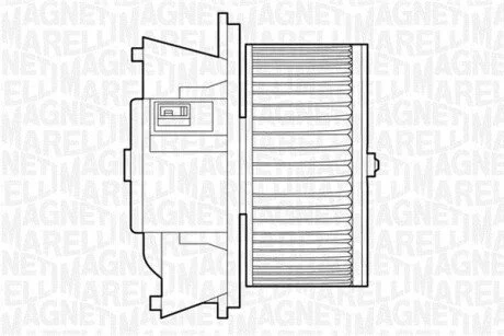 Электродвигатель, вентиляция салона MAGNETI MARELLI 069412503010