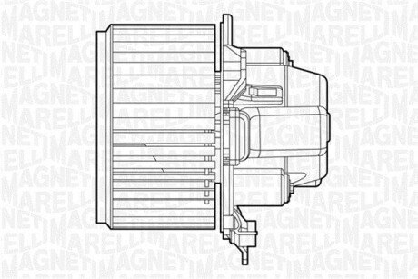 Электродвигатель, вентиляция салона MAGNETI MARELLI 069412510010 (фото 1)