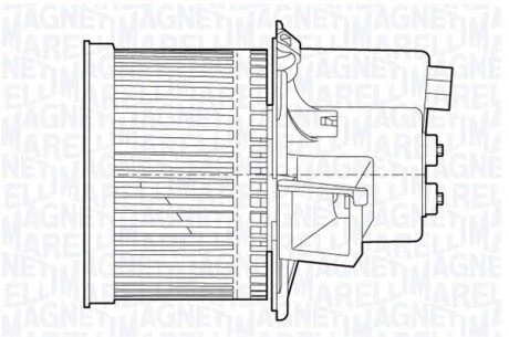 Электродвигатель, вентиляция салона MAGNETI MARELLI 069412652010