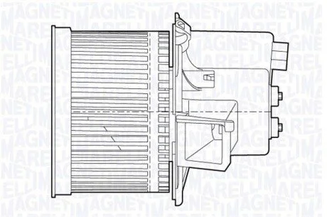 Электродвигатель, вентиляция салона MAGNETI MARELLI 069412655010 (фото 1)