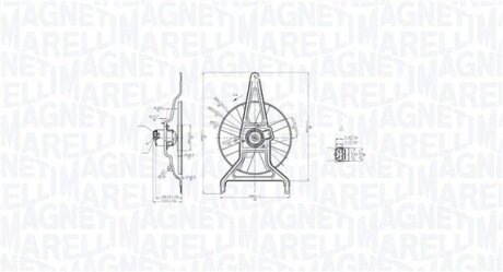 Вентилятор радіатора CITROEN AX, SAXO, PEUGEOT 106 I, 106 I/HATCHBACK, 106 II, 106 II/HATCHBACK CDY(TU9M)-TU9 07.86-07.04 MAGNETI MARELLI 069422867010 (фото 1)