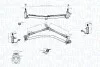 Механізм склоочисників передн (без мотора) VW POLO, POLO IV 10.01- MAGNETI MARELLI 085570757010 (фото 2)