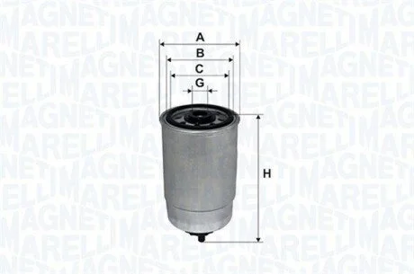 Фільтр палива MAGNETI MARELLI 152071758006