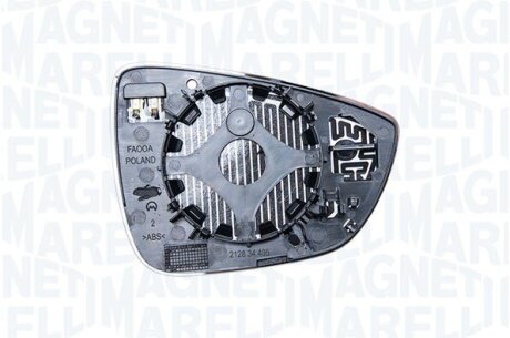 Скло дзеркала лів (опукле, обігрів) FORD FOCUS IV 1.0-2.3 01.18- MAGNETI MARELLI 182201549100