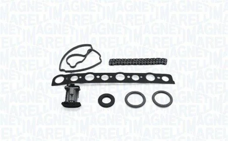Комплект ГРМ (ланцюг + елементи) CITROEN C5 II, C5 III, C6, C8, C-CROSSER, FIAT ULYSSE, FORD GALAXY II, MONDEO IV, S-MAX, LANCIA PHEDRA, LAND ROVER FREELANDER 2, PEUGEOT 4007, 407 2.2D 03.06-12.18 MAGNETI MARELLI 341500000730 (фото 1)