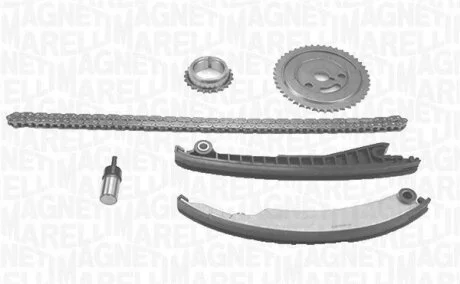 Комплект ГРМ (ланцюг + елементи) FIAT 500X, TIPO, JEEP RENEGADE 1.6 07.14-10.20 MAGNETI MARELLI 341500000850 (фото 1)