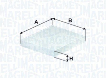 BMW Фильтр салона (к-т. 2шт.) Mini,i3 MAGNETI MARELLI 350203066410