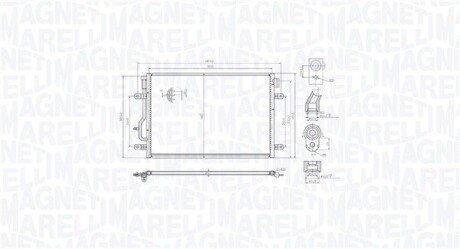 Skraplacz AUDI A4 B6 (8E5) 1.9TDI MAGNETI MARELLI 350203103300 (фото 1)