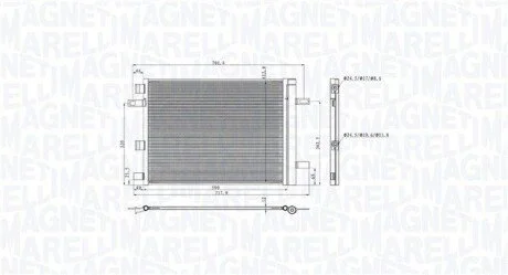 Skraplacz MERCEDES A-CLASS (V177) A200 MAGNETI MARELLI 350203105300 (фото 1)