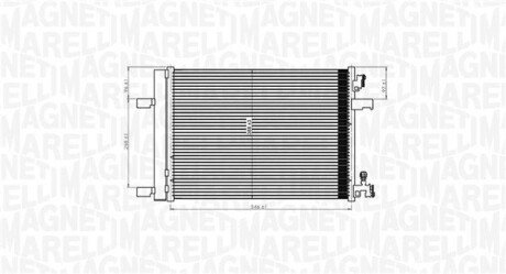 Skraplacz OPEL ASTRA J 1.4/1.6, 1.7CDTI MAGNETI MARELLI 350203769000