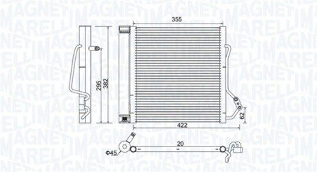 Skraplacz SMART (450)0.6 (450.432) MAGNETI MARELLI 350203810000