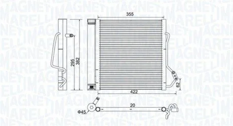 Skraplacz SMART (450)0.6 (450.432) MAGNETI MARELLI 350203810000