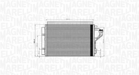 Skraplacz HYUNDAI/KIA i30, CEED MAGNETI MARELLI 350203851000