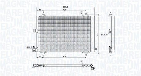 SKRAPLACZ KLIM. C/P BER 02- 2.0HDI MAGNETI MARELLI 350203908000 (фото 1)