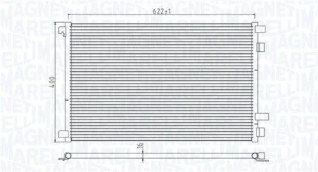 Skraplacz RENAULT MEGANE,GRAND SCENIC II (JM0/1)1.5 dCi MAGNETI MARELLI 350203932000
