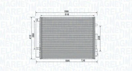 Skraplacz KIA SOUL (AM)1.6 MAGNETI MARELLI 350203984000