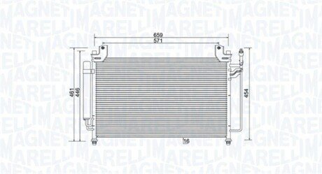 Skraplacz MAZDA CX-7 (ER)2.2 MZR-CD AWD MAGNETI MARELLI 350203990000