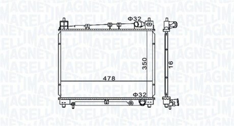 Chodnica TOYOTA YARIS MAGNETI MARELLI 350213152900 (фото 1)