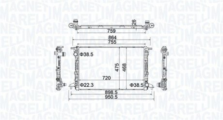 Автозапчастина MAGNETI MARELLI 350213154900