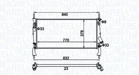 Chodnica FORD TRANSIT MAGNETI MARELLI 350213158900 (фото 1)