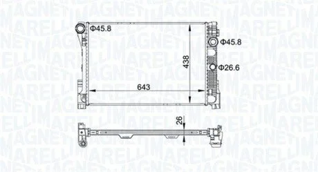 Автозапчастина MAGNETI MARELLI 350213161300