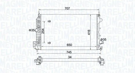 Автозапчасть MAGNETI MARELLI 350213162500