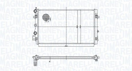 Радіатор MAGNETI MARELLI 350213167900 (фото 1)