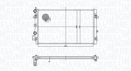 Радіатор MAGNETI MARELLI 350213167900