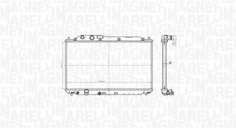 Chodnica HONDA CIVIC VIII 1.6/1.8 05- MAGNETI MARELLI 350213178700