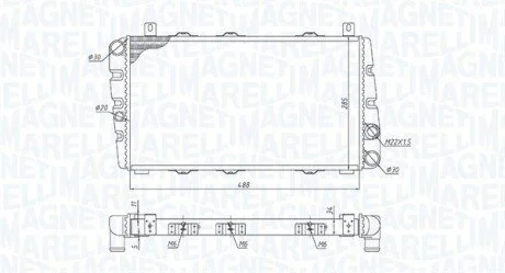 Chodnica SKODA FELICIA II (6U1) 1.3 MAGNETI MARELLI 350213189700