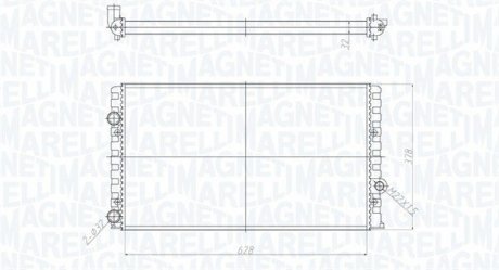 Chodnica VW GOLF III (1H1) 1.9TD MAGNETI MARELLI 350213190700 (фото 1)