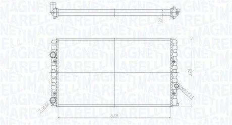 Chodnica VW GOLF III (1H1) 1.9TD MAGNETI MARELLI 350213190700 (фото 1)