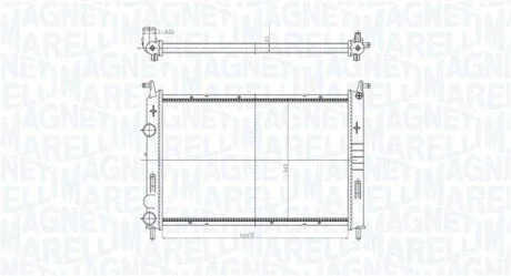 Радиатор MAGNETI MARELLI 350213196400 (фото 1)