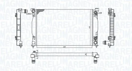 Радіатор MAGNETI MARELLI 350213196500