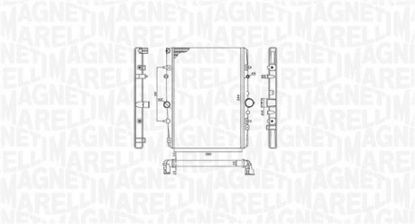 Радіатор MAGNETI MARELLI 350213199400 (фото 1)