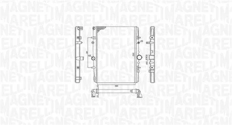 Радіатор MAGNETI MARELLI 350213199400