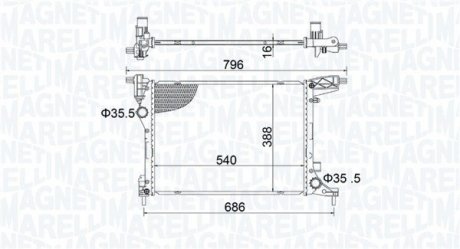 Автозапчастина MAGNETI MARELLI 350213203700 (фото 1)