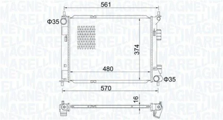 Автозапчасть MAGNETI MARELLI 350213204500