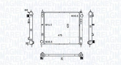 Автозапчастина MAGNETI MARELLI 350213205500 (фото 1)