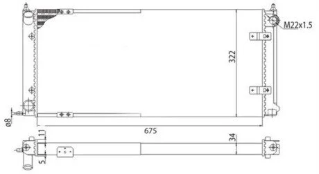 Фото 1 - bmq272 радиатор охлаждения двигателя MAGNETI MARELLI 350213272003 BMQ272 Радиатор охлаждения двигателя MAGNETI MARELLI 350213272003 (фото 1)