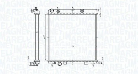 Радіатор MAGNETI MARELLI 350213819000