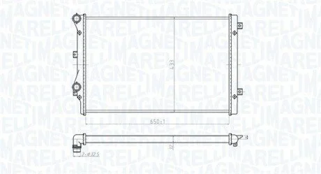Радиатор AUDI A3 II 1.9TDI [] MAGNETI MARELLI 350213852000