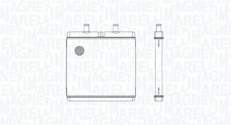 Радіатор пічки MAGNETI MARELLI 350218072000