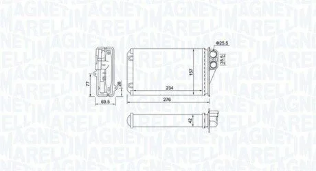 Автозапчасть MAGNETI MARELLI 350218461000