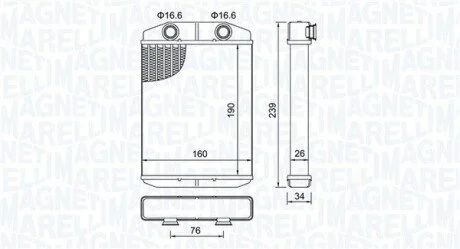 Автозапчастина MAGNETI MARELLI 350218507000